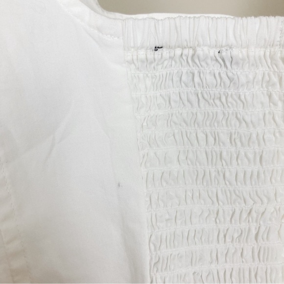 J.Crew Puff Sleeve Squareneck Top in Cotton Poplin - Picture 9 of 9